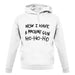 Now I Have A Machine Gun Ho-Ho-Ho unisex hoodie