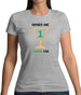 Number 1 Tennis Fan Womens T-Shirt