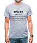 Nurse Definition Mens T-Shirt