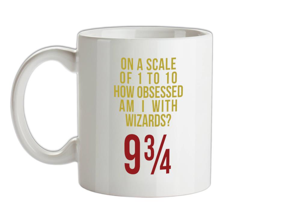 Obsessed Wizard 9 Three Quarters Colour Ceramic Mug