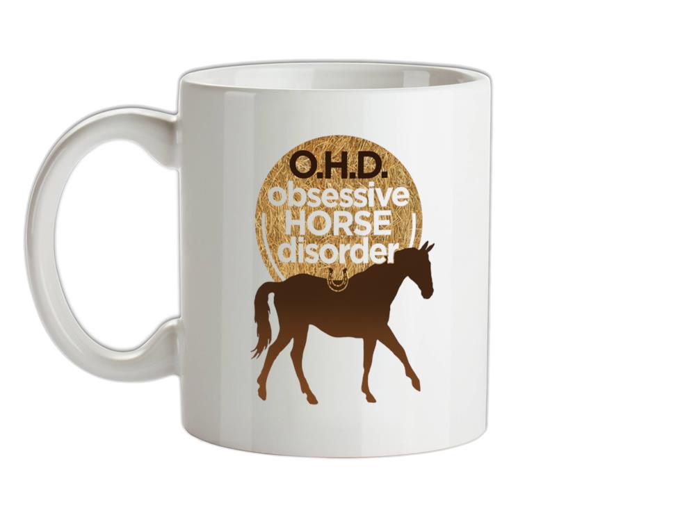 Obsessive Horse Disorder Colour Ceramic Mug