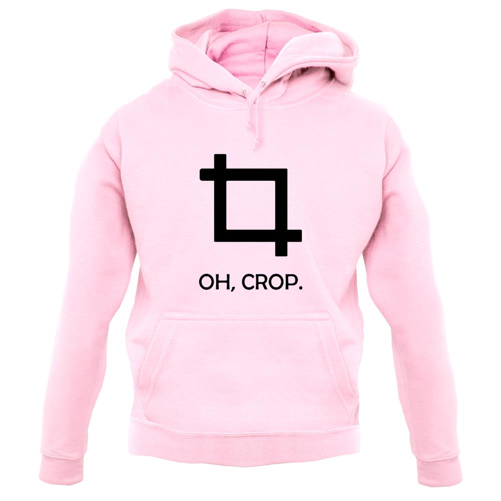 Oh, Crop unisex hoodie