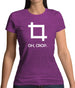 Oh, Crop Womens T-Shirt