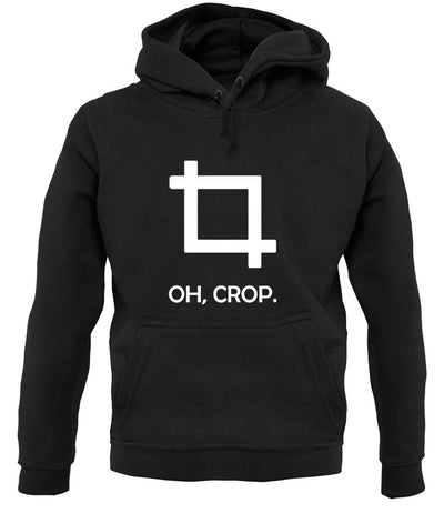 Oh, Crop unisex hoodie