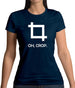Oh, Crop Womens T-Shirt
