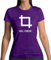 Oh, Crop Womens T-Shirt