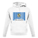 Oklahoma Barcode Style Flag unisex hoodie
