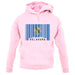 Oklahoma Barcode Style Flag unisex hoodie