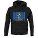 Oklahoma Barcode Style Flag unisex hoodie