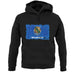 Oklahoma Grunge Style Flag unisex hoodie