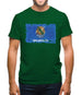 Oklahoma Grunge Style Flag Mens T-Shirt