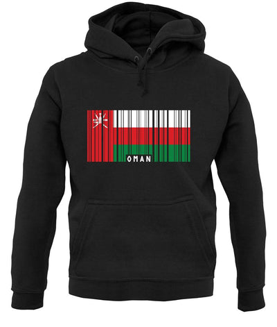 Oman Barcode Style Flag unisex hoodie