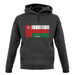 Oman Barcode Style Flag unisex hoodie
