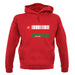 Oman Barcode Style Flag unisex hoodie