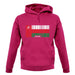 Oman Barcode Style Flag unisex hoodie