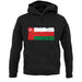 Oman Grunge Style Flag unisex hoodie