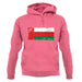 Oman Grunge Style Flag unisex hoodie