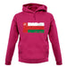 Oman Grunge Style Flag unisex hoodie