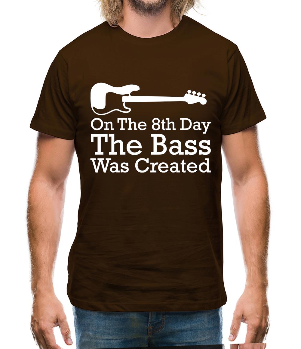 On The 8th Day The Bass Was Created Mens T-Shirt