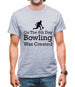 On The 8th Day Bowling Was Created Mens T-Shirt