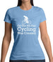On The 8th Day Cycling Was Created Womens T-Shirt