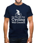 On The 8th Day Cycling Was Created Mens T-Shirt