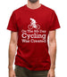 On The 8th Day Cycling Was Created Mens T-Shirt