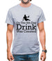 On The 8th Day Drinking Was Created Mens T-Shirt