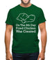 On The 8th Day Fried Chicken Was Created Mens T-Shirt