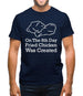 On The 8th Day Fried Chicken Was Created Mens T-Shirt