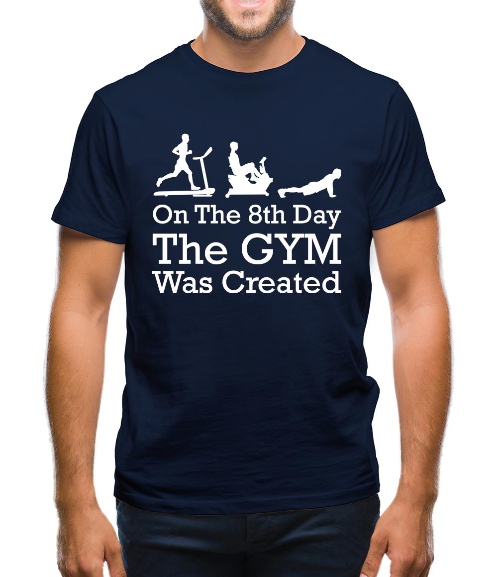 On The 8th Day Gymnastics Was Created Mens T-Shirt