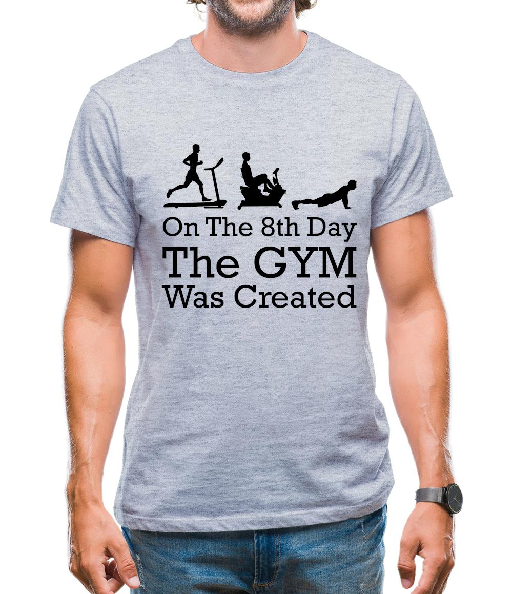 On The 8th Day Gymnastics Was Created Mens T-Shirt