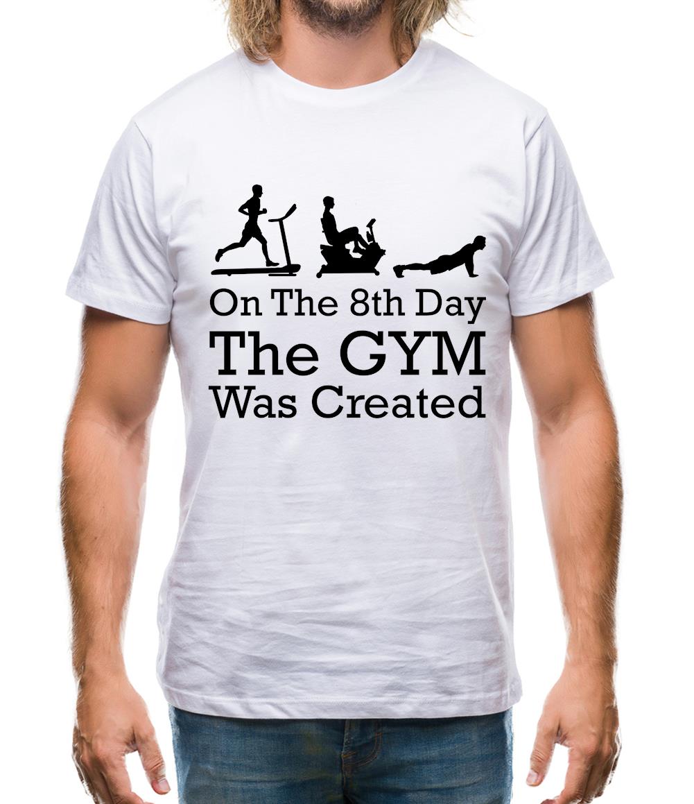 On The 8th Day Gymnastics Was Created Mens T-Shirt