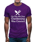 On The 8th Day Gardening Was Created Mens T-Shirt