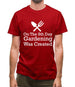 On The 8th Day Gardening Was Created Mens T-Shirt