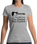 On The 8th Day Guitar Was Created Womens T-Shirt