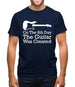 On The 8th Day Guitar Was Created Mens T-Shirt