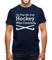 On The 8th Day Hockey Was Created Mens T-Shirt