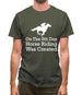 On The 8th Day Horse Riding Was Created Mens T-Shirt