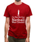 On The 8th Day Netball Was Created Mens T-Shirt