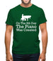 On The 8th Day The Piano Was Created Mens T-Shirt