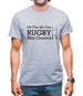 On The 8th Day Rugby Was Created Mens T-Shirt