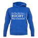 On The 8th Day Rugby Was Created unisex hoodie