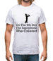 On The 8th Day Saxophone Was Created Mens T-Shirt