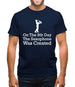 On The 8th Day Saxophone Was Created Mens T-Shirt
