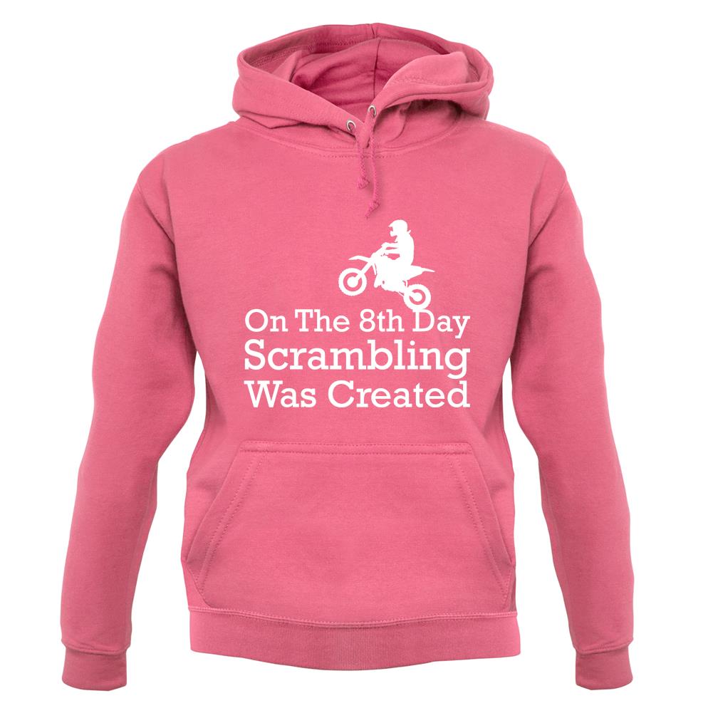 On The 8th Day Scrambling Was Created unisex hoodie