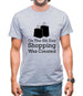 On The 8th Day Shopping Was Created Mens T-Shirt