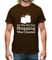 On The 8th Day Shopping Was Created Mens T-Shirt