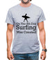 On The 8th Day Surfing Was Created Mens T-Shirt