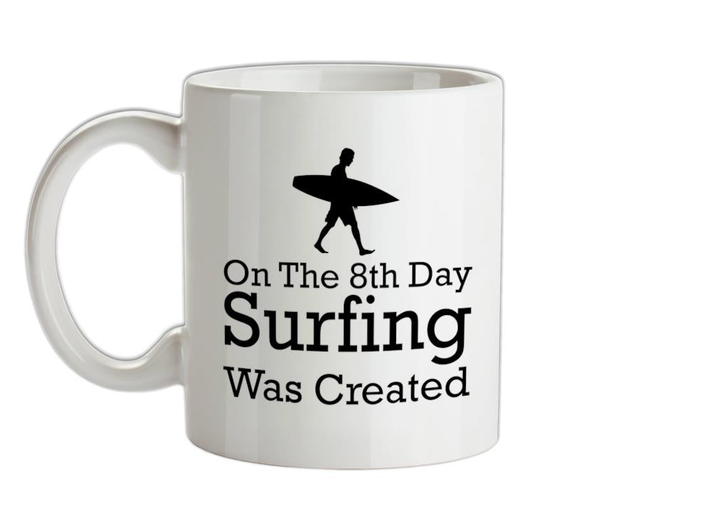 All I Care About Is Surfing Ceramic Mug